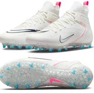 $130 NIKE ALPHA HUARACHE 8 ELITE LAX LACROSSE CLEATS